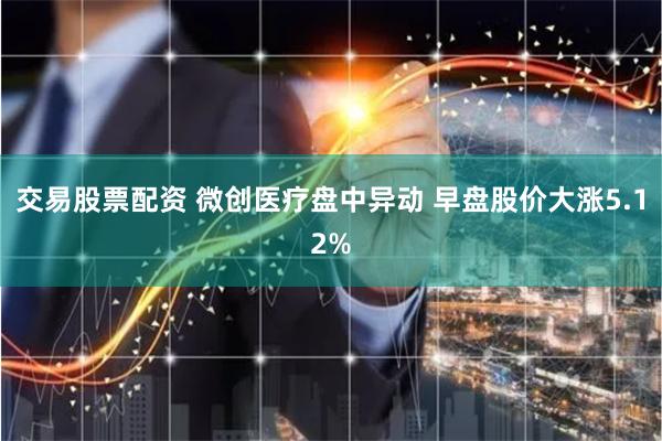 交易股票配资 微创医疗盘中异动 早盘股价大涨5.12%